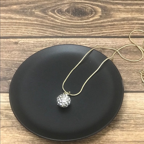 Gold and Silver Ball Necklace - Picture 2 of 2